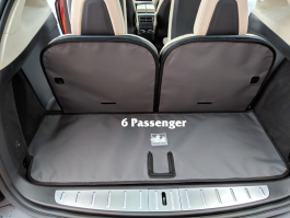 Tesla Model X with 3rd Row Cargo Liner