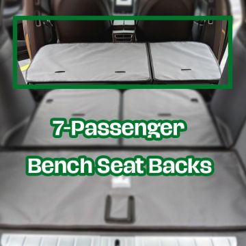Tesla Model X 2nd Row Bench Seat Back Covers