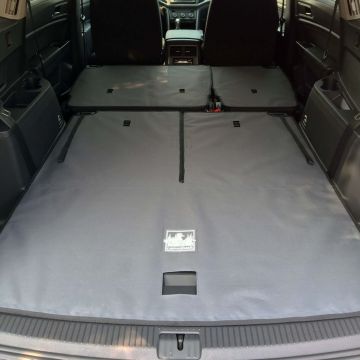 DISCOUNTED-Volkswagen Atlas Cargo Liner-2nd Row Captains-Light Gray