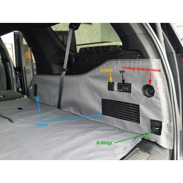 DISCOUNTED-Cadillac Escalade ESV Cargo Side Protection-Mocha