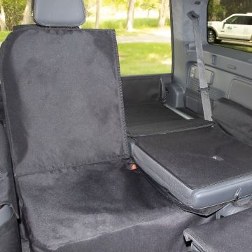 DISCOUNTED-Rivian R1S 3rd Row Bench Seat Cover-Light Gray