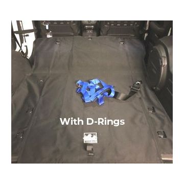 DISCOUNTED-Jeep Wrangler JL 4 DR Cargo Liner-No Subwoofer-Yes D-Rings-Leather-Light Gray
