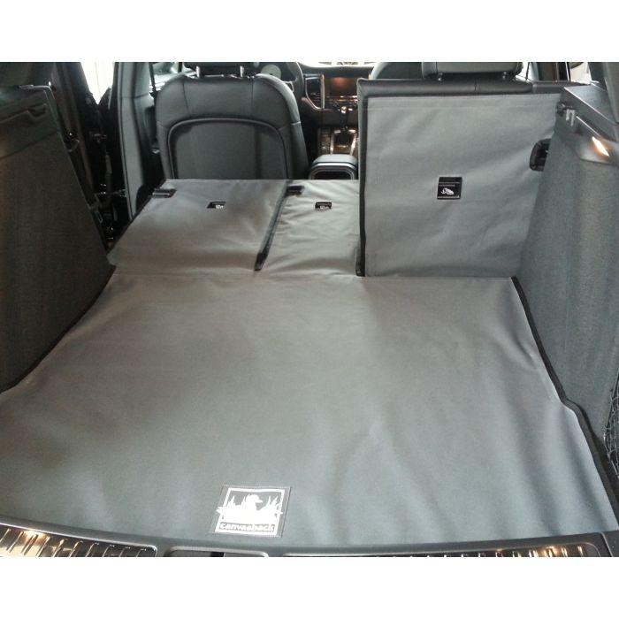 Auto lederen kofferbakmatten voor Panamera Sport Turismo (971), Cargo Tapijt Kofferbakbekleding Mat Krasbestendige Mat Interieur Accessoires,a/Beige
