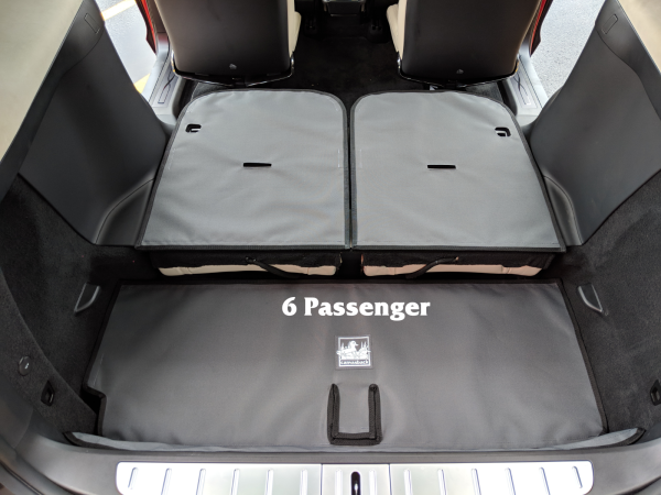 Tesla Model X with 3rd Row Cargo Liner