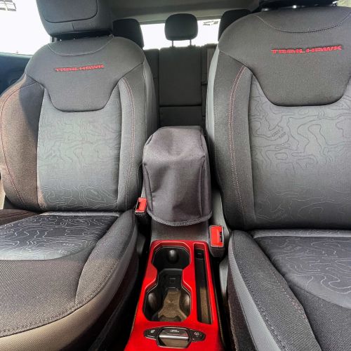 Jeep wrangler hot sale center console cover
